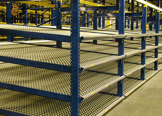 Custom Industrial Warehouse Storage Racks ,  Supermarket Steel Rack 5 Years Warranty