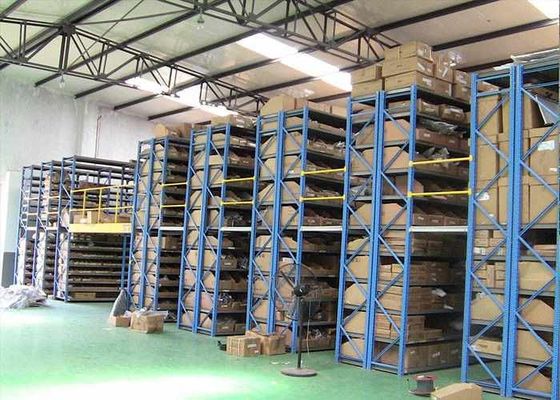 Qualität  Rack Supported Mezzanine Industrial Steel Storage Racks Cold Rolled With Racking Frames Fabrik