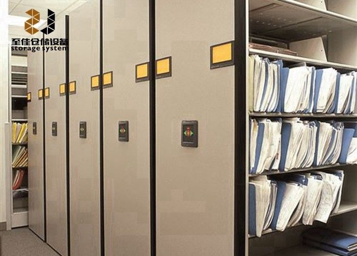 0.8-2.5mm Bewegliche Schließfächer Regalsystem Rattendichte Hochdichte-Speichersystem