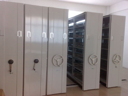 Bibliothek / Büro Bewegliche Schließfächer Regalsystem Korrosionsschutz