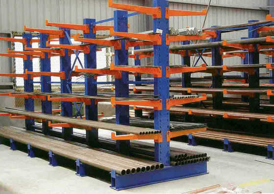 Mehrstufige Cantilever-Palettenregale aus Kohlenstoffstahl mit hoher Ladekapazität für Industriezwecke