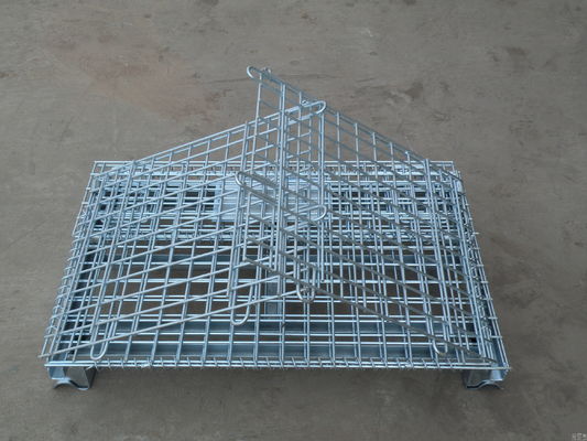 Schwerlastverzinkte Metalllagerkäfig / Faltschachtelbehälter für Verkleidung