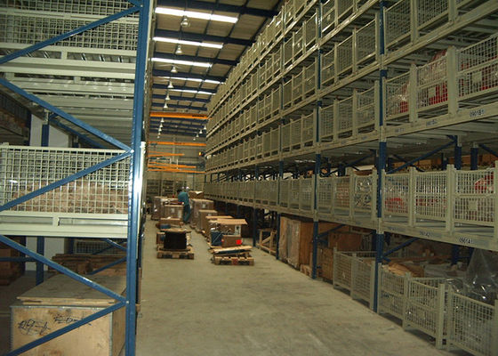 Mehrstufige Schwerlastlagerregale Hochfeste Stahlpalettenregale für Lagerhallen