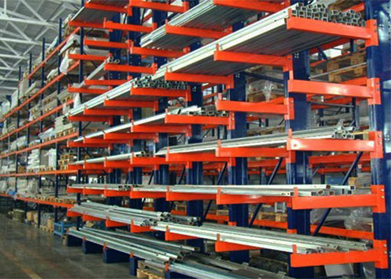 Doppelseitiges Struktural-Kantylliver-Palettenregal Schwerlast-Maß angepasst