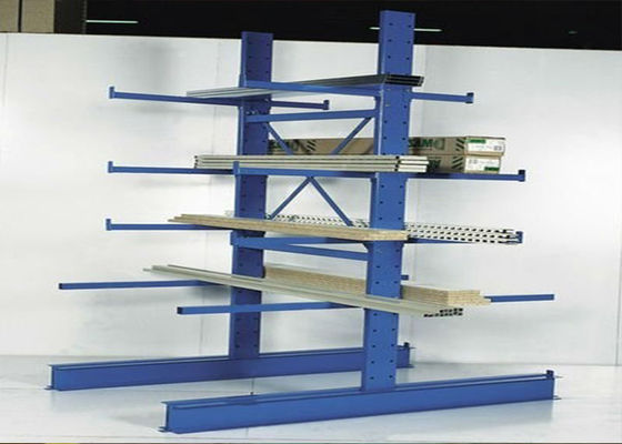 Doppelseitige Vortriebsregale Industrievortriebsmaterialregale für lange Gegenstände