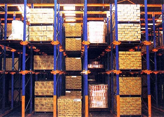 Schwerlastantrieb in Palettenregalen 1000-4000 kg/Level Industrie Stahlregalen
