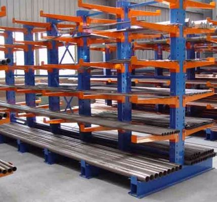 Mehrstufige Cantilever-Palettenregale aus Kohlenstoffstahl mit hoher Ladekapazität für Industriezwecke