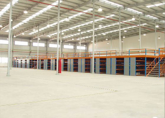 Mehrstufige Strukturalstahl-Mezzanine, Rackgestützte Lagerung Mezzanine Plattformen