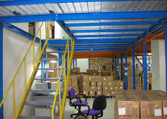 Stahl Q235 Industrielager Mezzanine-Böden mit Stahlplatte 500 kg/m2