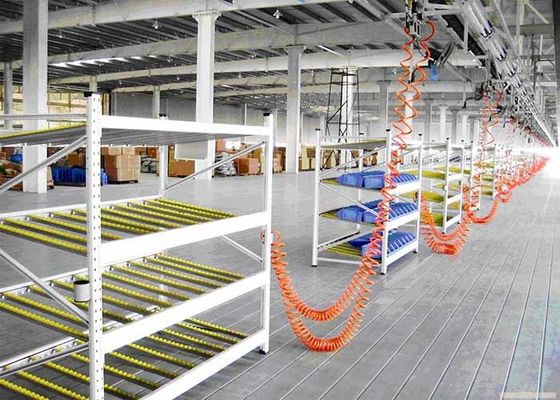 Lagerhallen Industrielagerregale Hersteller Schwerkraft-Pallettracksysteme