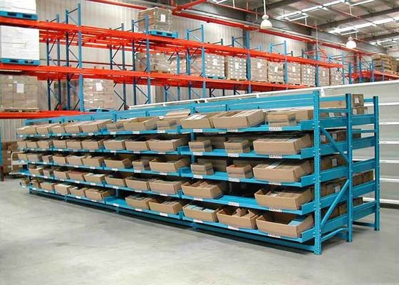 Montierte Stahllagerregale für Industriezwecke, Schwerkraft-Palettenregale