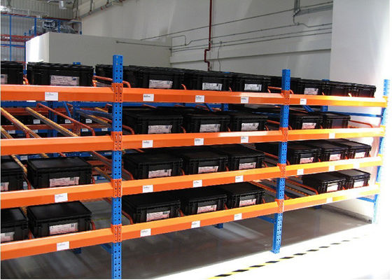 1000 kg/Paletten Industrie-Stahl-Lagerregalen Schwerkraft-Flow-Rack im Lager