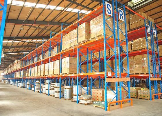 1500 kg/Paletten Industrie-Stahllagerregale Schwerlastlagerregale für Palettenlager