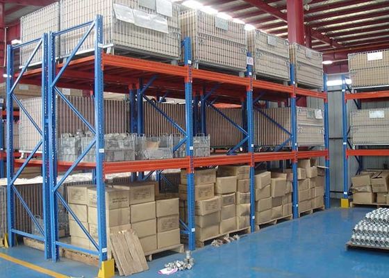 Mehrstufige schwere Industriepalettenregale, kaltgewalzte Stahllagerregale
