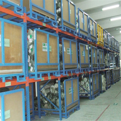 Q235 Stackbare Palettenkäfige Industrie Metallnetzlagerbehälter