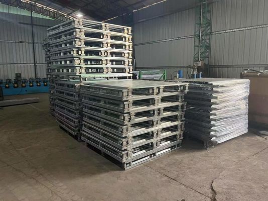 Lagerstätte Schwerlaststahlpalette Stackbare Euro-Standardgröße