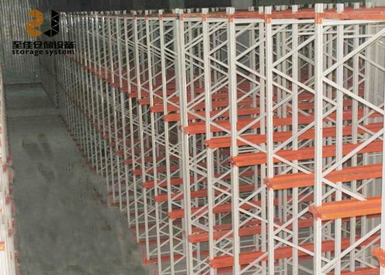 Lagersystem für Palettenregale mit hoher Dichte, Palettenstrahlregalsysteme zusammenstellen
