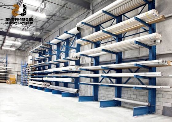 Holz-Cantilever-Rack-System Pulverbeschichtung Lagerhaus Cantilever Racking Hersteller