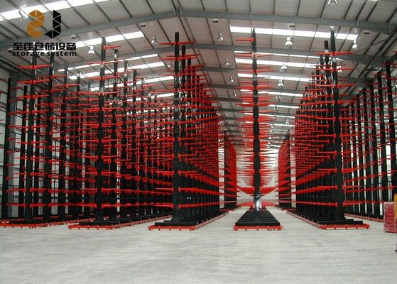 Holz-Cantilever-Rack-System Pulverbeschichtung Lagerhaus Cantilever Racking Hersteller