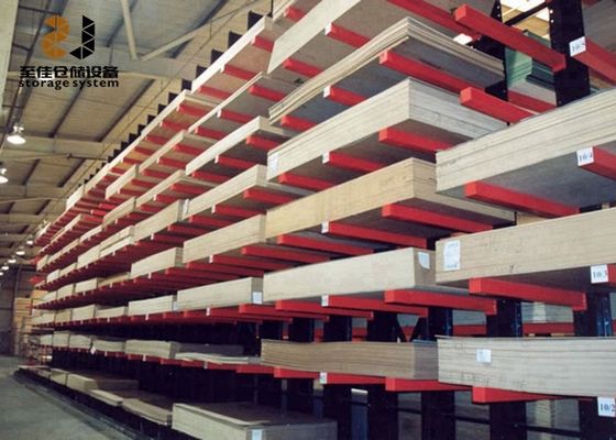 Holz-Cantilever-Rack-System Pulverbeschichtung Lagerhaus Cantilever Racking Hersteller