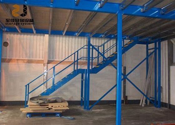 Stahl Q235 / Q345 Industrie-Mezzanine-Böden Zwei-Schicht für Lager