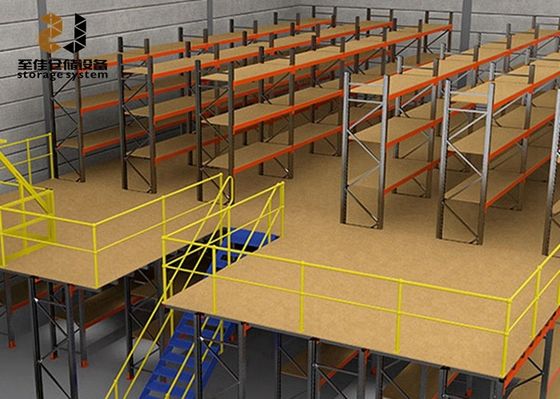 Wirtschaftliche industrielle Mezzanine-Böden Stahl Q235 Lager Mezzanine Systeme