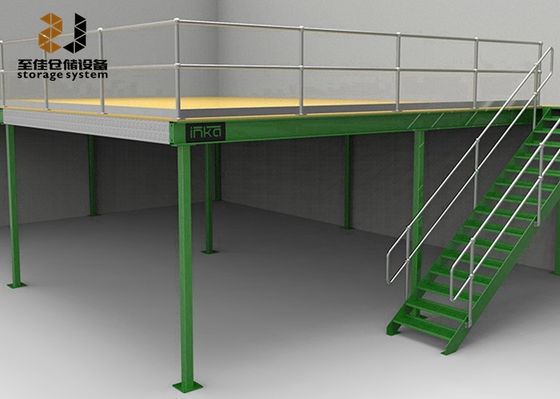 Dauerhafte industrielle Mezzanine-Böden / Schraubenfreie Rietenregale 5 Jahre Garantie