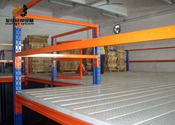 Dauerhafte industrielle Mezzanine-Böden / Schraubenfreie Rietenregale 5 Jahre Garantie