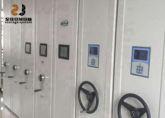 Sicherheitsschloss Hochdichte mobile Datei-Speichersystem, Compactus-Datei-System