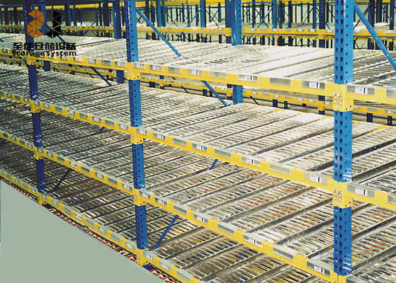 Dauerhafte Q235 Industrie-Stahl-Lagerregale maximal 1500 kg Länge angepasst