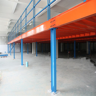 Schwerlast 3m Industrieanpassungstahlpalette Mezzanine Bodenpulver beschichtet