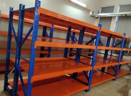 100-200 kg Super-Leichtgewicht Glattstahl-Speicherregal Einstellbares Schicht 2-8