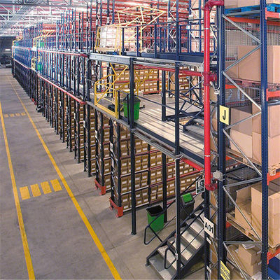 Stahlindustrie Mezzanine Fußboden Bodenbelastung 300-1000 kg pro Quadratmeter für vielseitige Lagermöglichkeiten